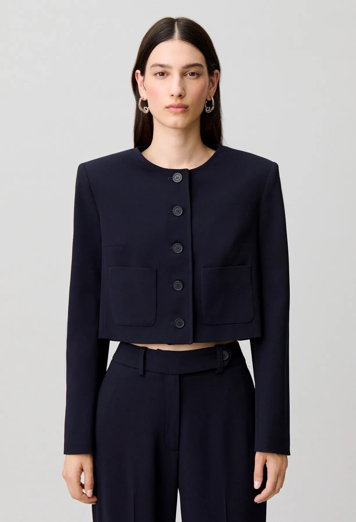 Veste col rond