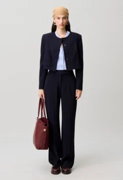 Veste col rond