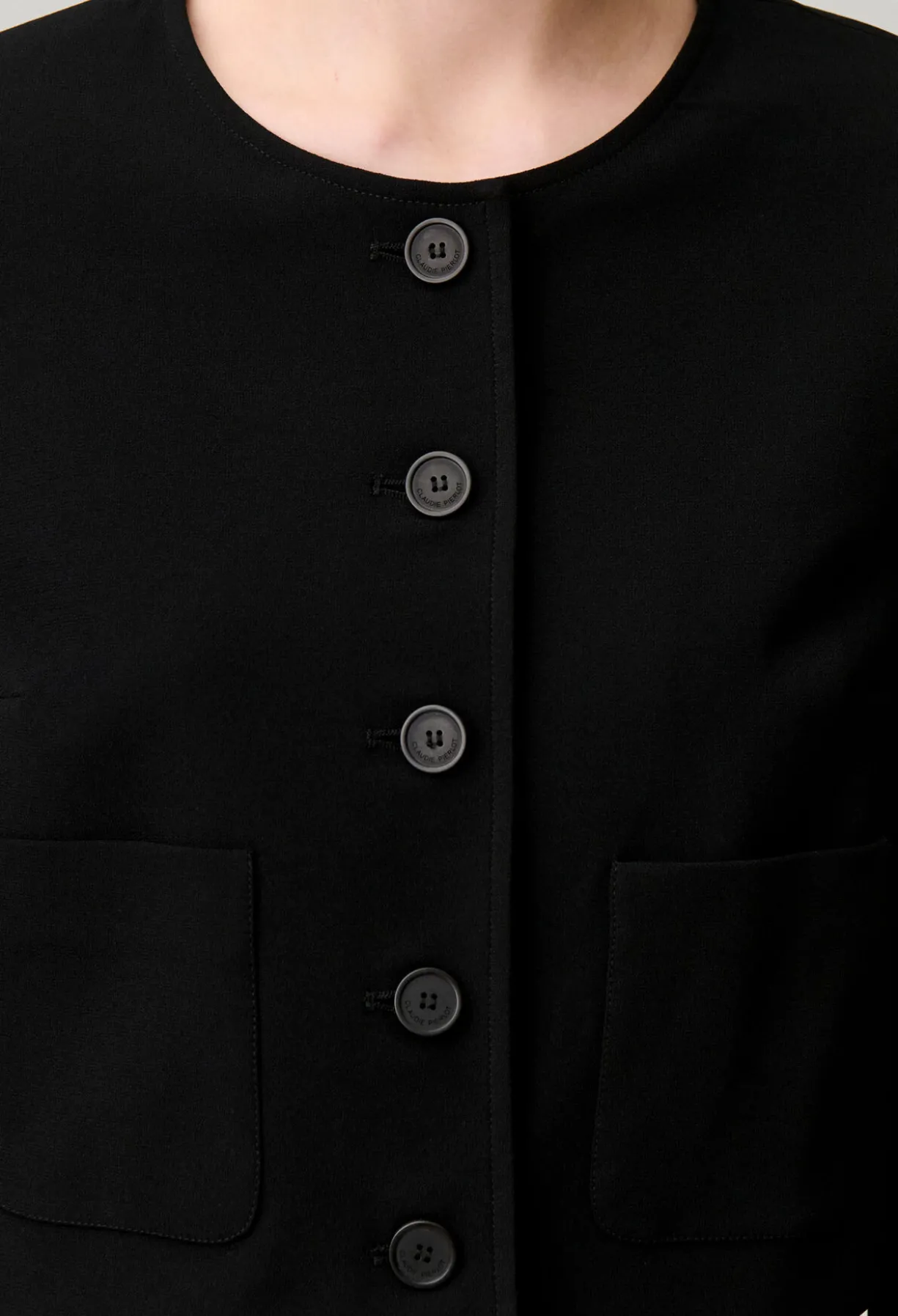 Veste col rond