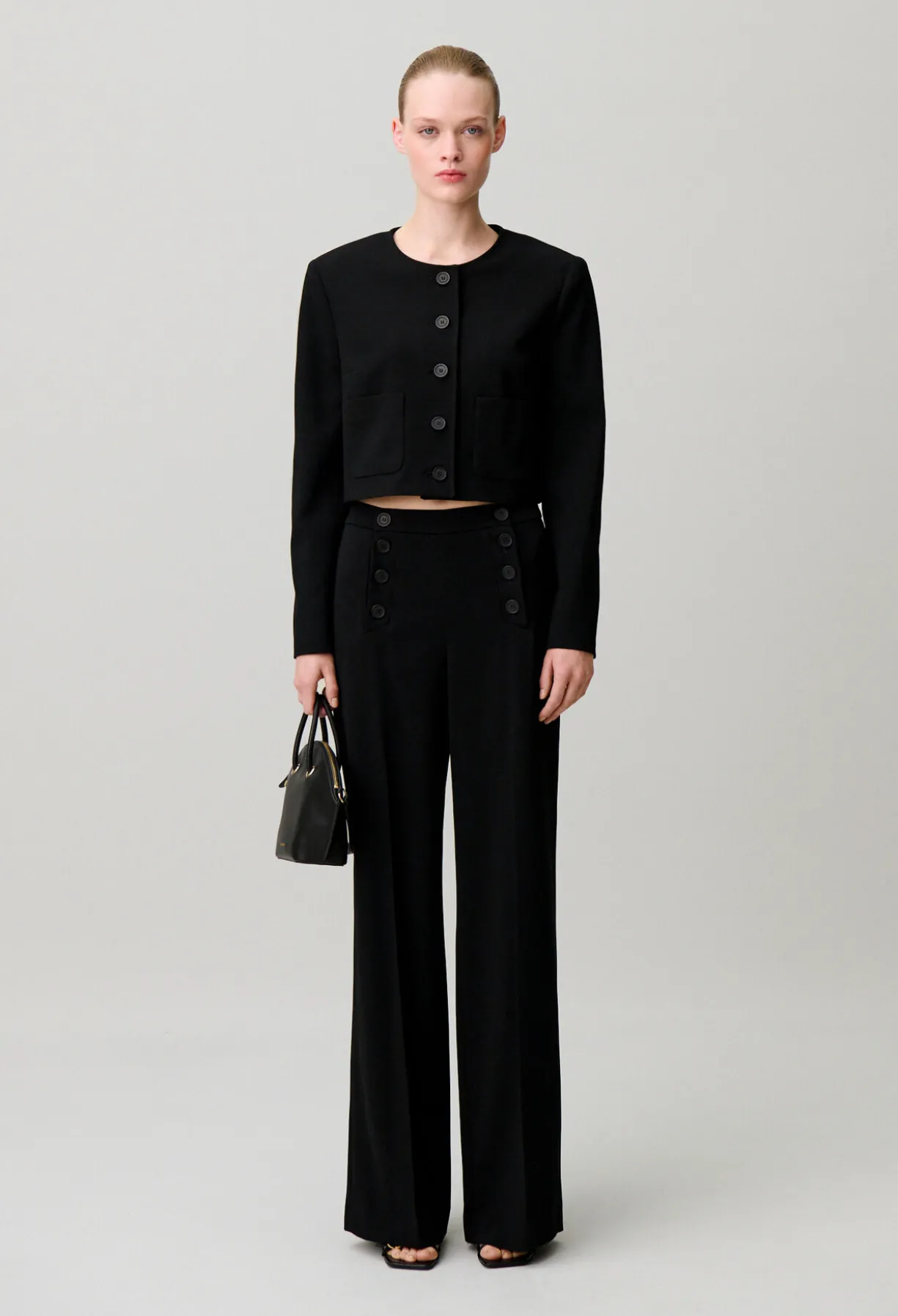 Veste col rond