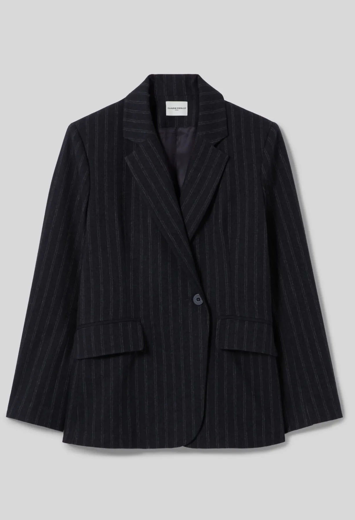Veste rayée laine mélangée