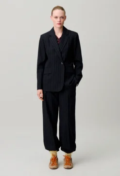 Veste rayée laine mélangée