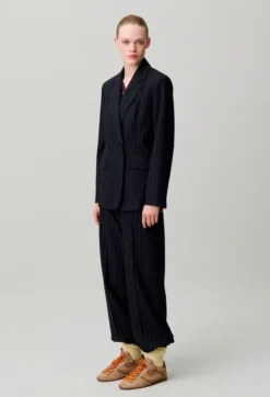 Veste rayée laine mélangée