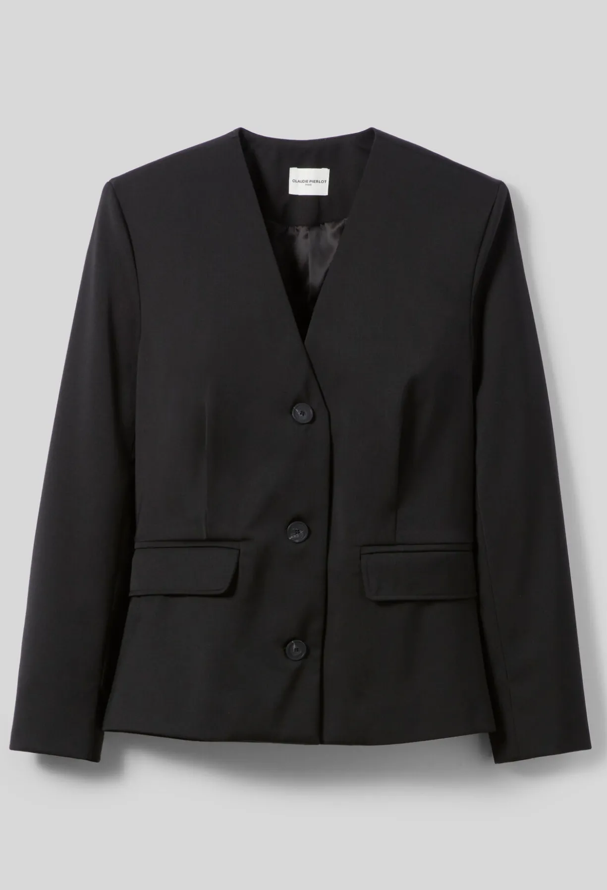 Veste tailleur laine mélangée